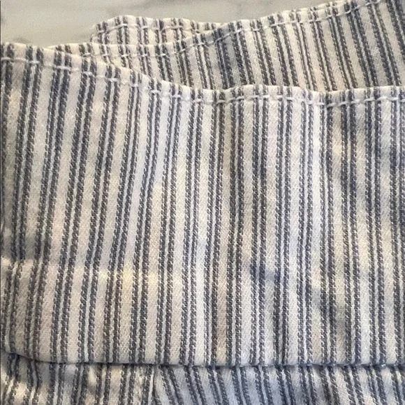 DL1961 Hepburn Wide Leg Striped Chinos - Picture 5 of 9